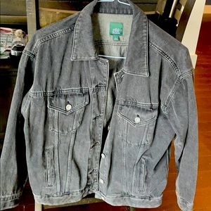 Wild Fable over sized gray jean jacket